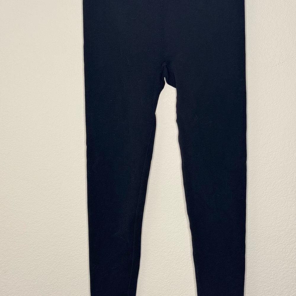 Fabletics Ribbed Black Leggings